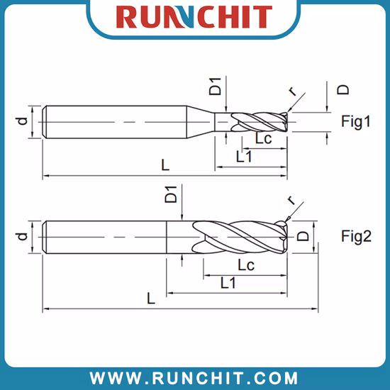 Fraise en alliage de titane à livraison directe d'usine Outil de coupe CNC pour fraise en bout solide personnalisée pour les soins médicaux de l'industrie aérospatiale et militaire (KE1604)
