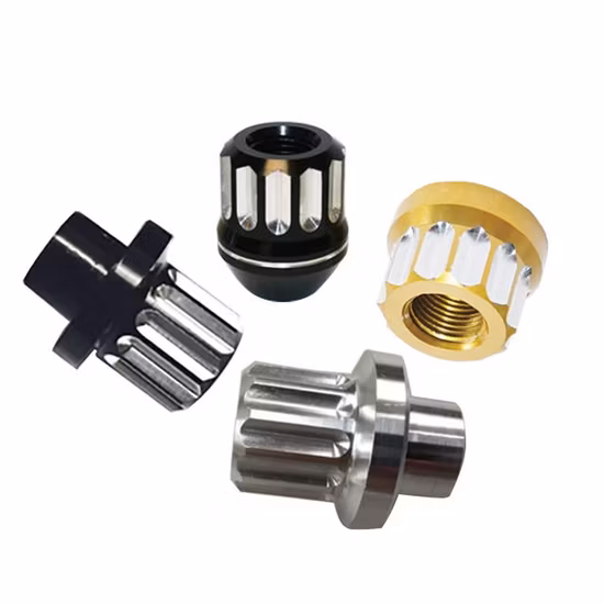 Écrou de roue automatique en aluminium titane 12PT 12 points de voiture personnalisé