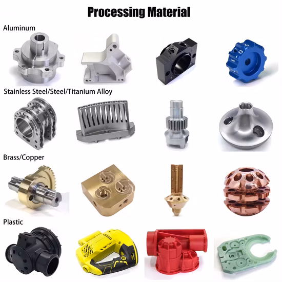 Fabrication Precision Laiton Acier Inoxydable Aluminium Titane CNC Fraisage Tournant Pièces Ss45c Pièces Usinées En Acier
